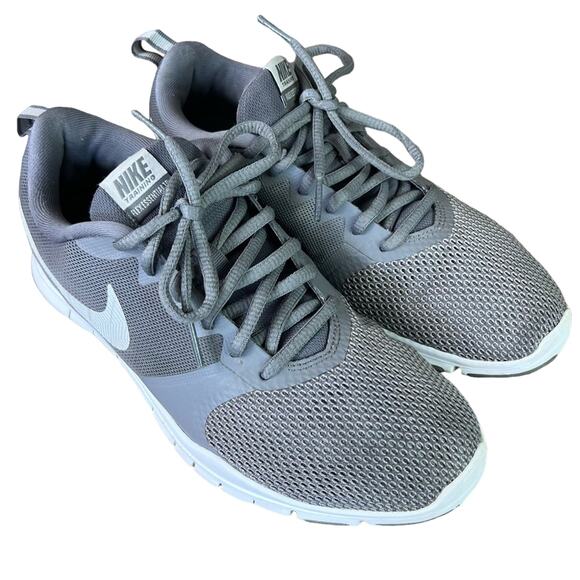 Nike Sneakers Womens 7.5  Gray Training Mesh FLEX ESSENTIAL TR 924344-002 - Picture 1 of 12
